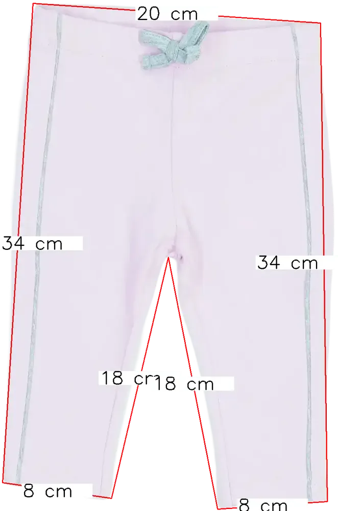 Zöld Benetton Leggings EU 68 / UK 3-6 hónap / US 3-6 hónap