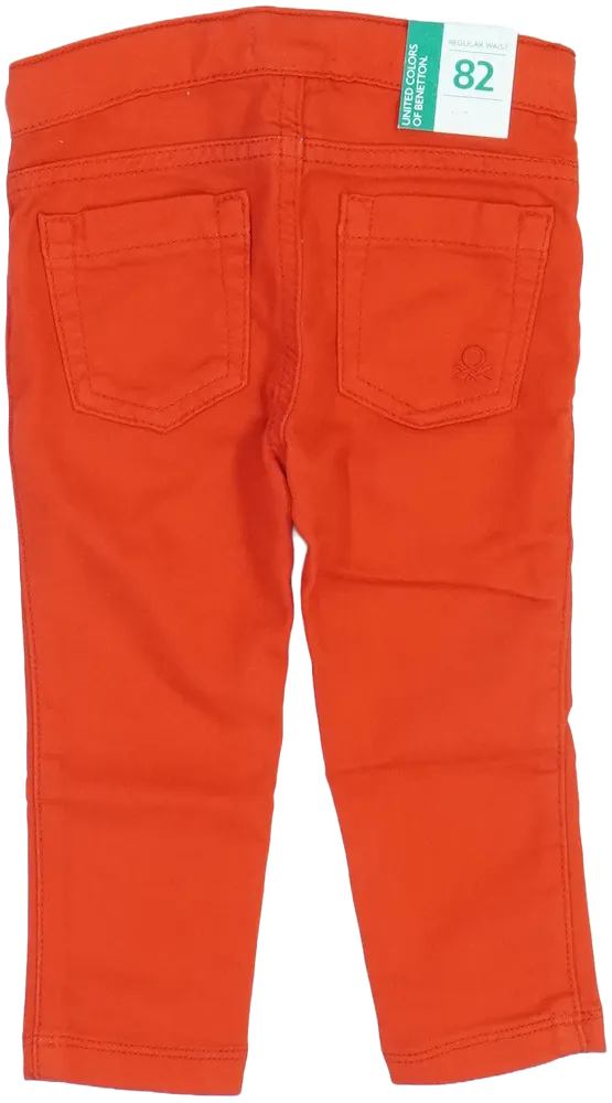 Piros Benetton Hosszúnadrág EU 86 / UK 12-18 hónap / US 18 hónap