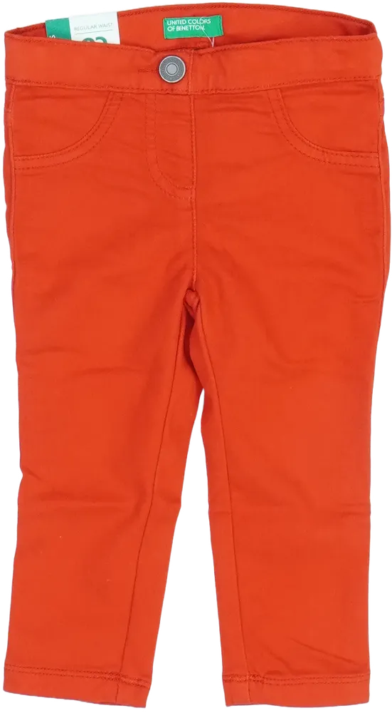 Piros Benetton Hosszúnadrág EU 86 / UK 12-18 hónap / US 18 hónap