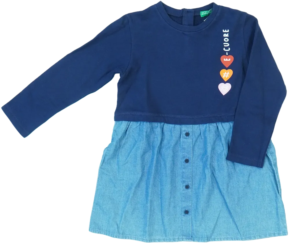 Kék Benetton Ruha EU 98 / UK 3 év / US 3T
