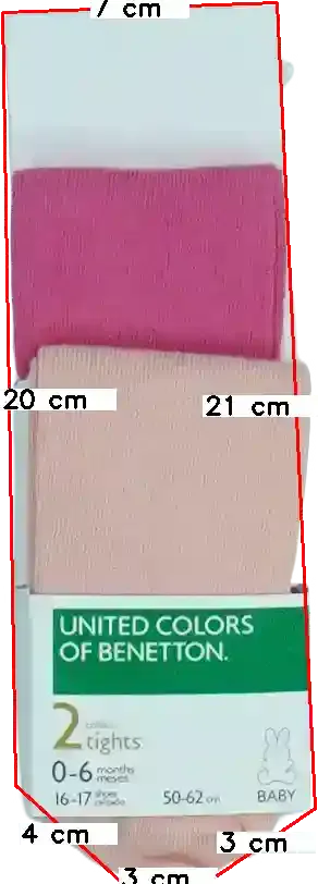 Többszínű Benetton Csomag - Harisnyák EU 68 / UK 3-6 hónap / US 3-6 hónap