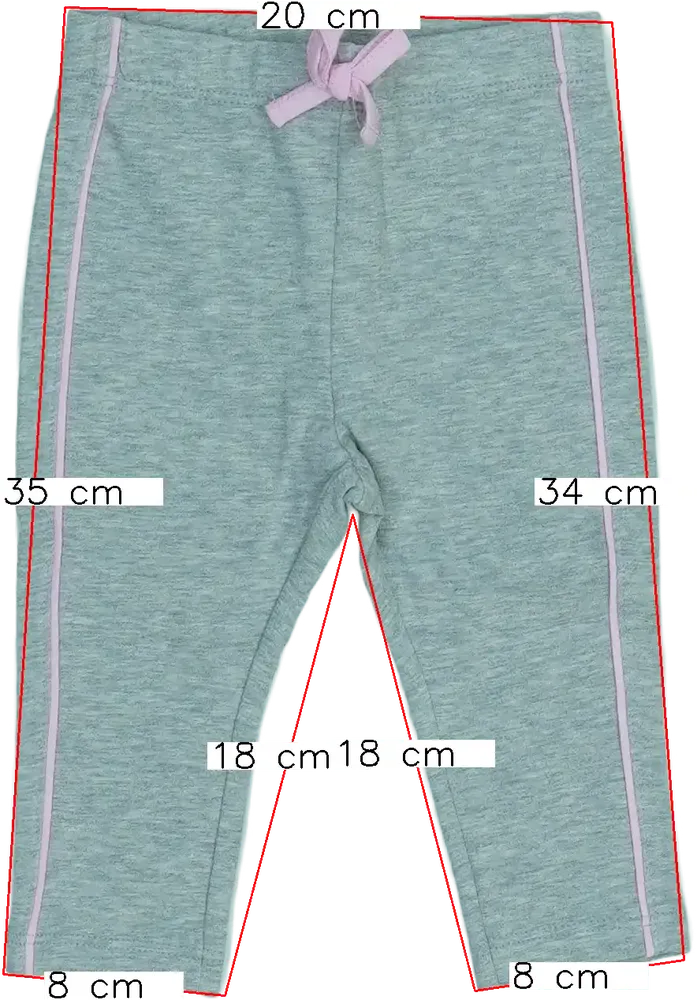 Szürke Benetton Leggings EU 74 / UK 6-9 hónap / US 6-9 hónap