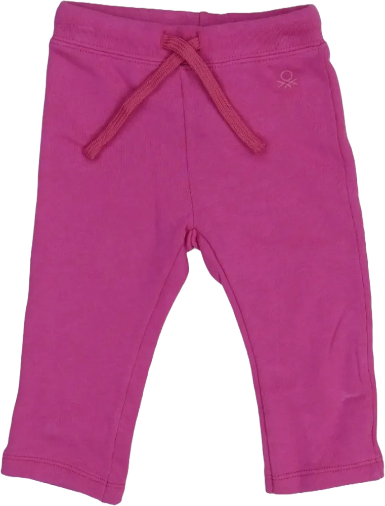 Rózsaszín Benetton Melegítőnadrág EU 80 / UK 9-12 hónap / US 12 hónap