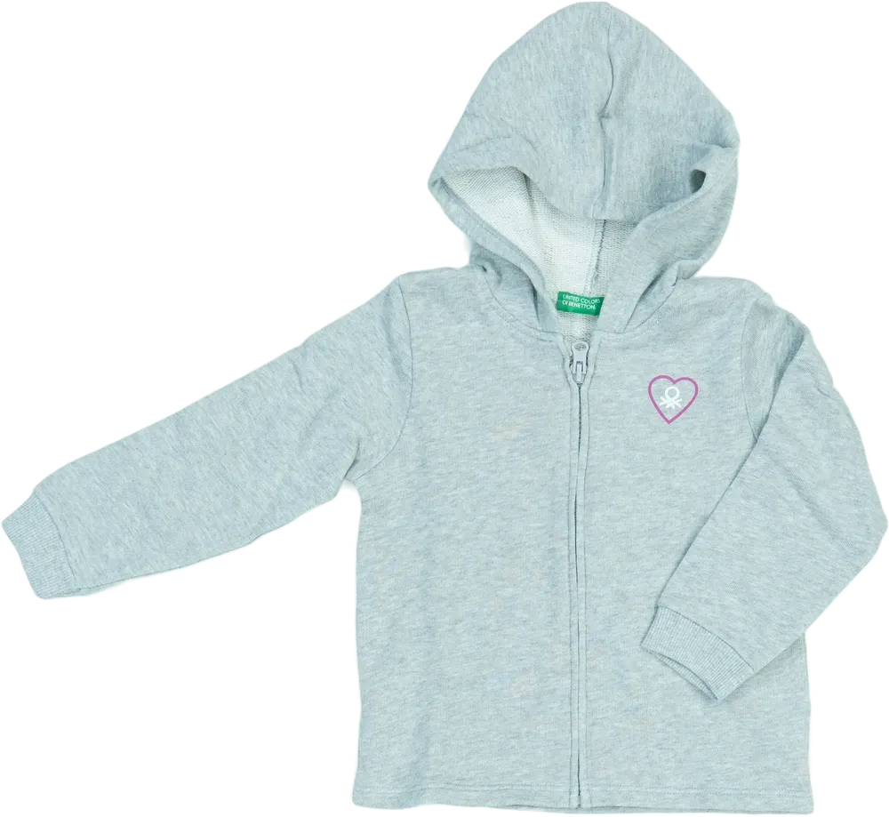 Szürke Benetton Kapucnis pulóver EU 92 / UK 2 év / US 2T