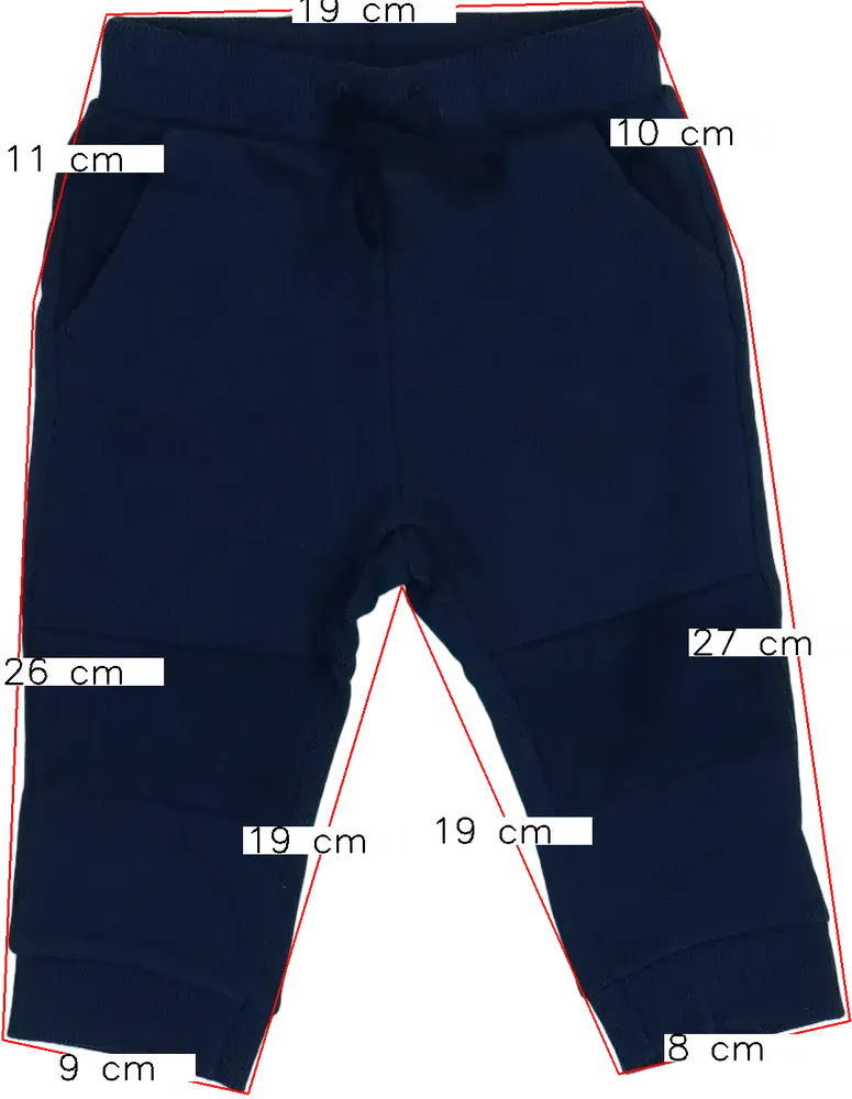 Kék Benetton Melegítőnadrág EU 74 / UK 6-9 hónap / US 6-9 hónap