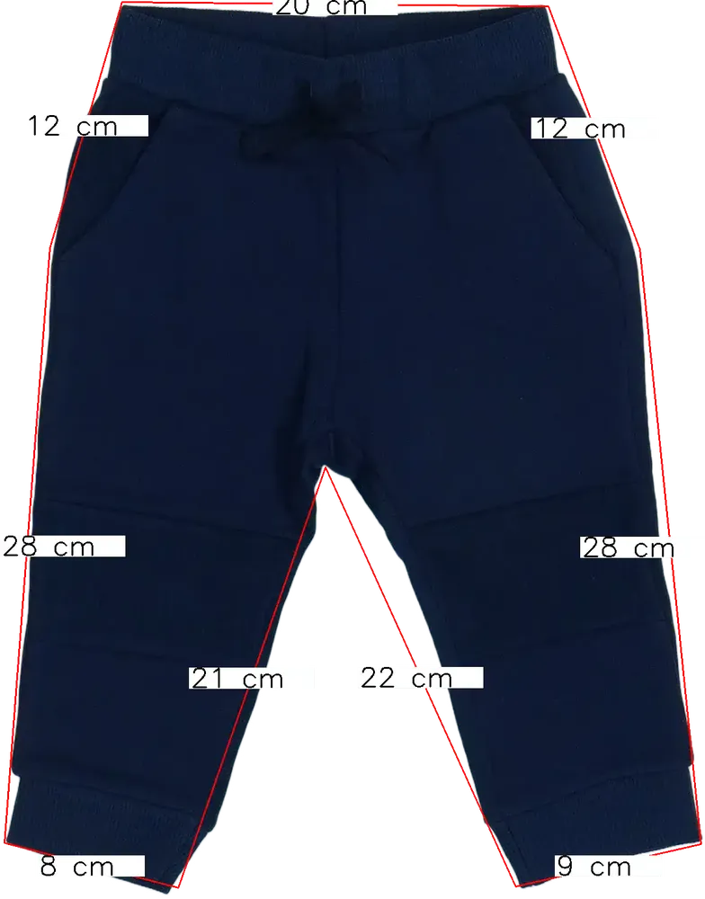 Kék Benetton Melegítőnadrág EU 80 / UK 9-12 hónap / US 12 hónap