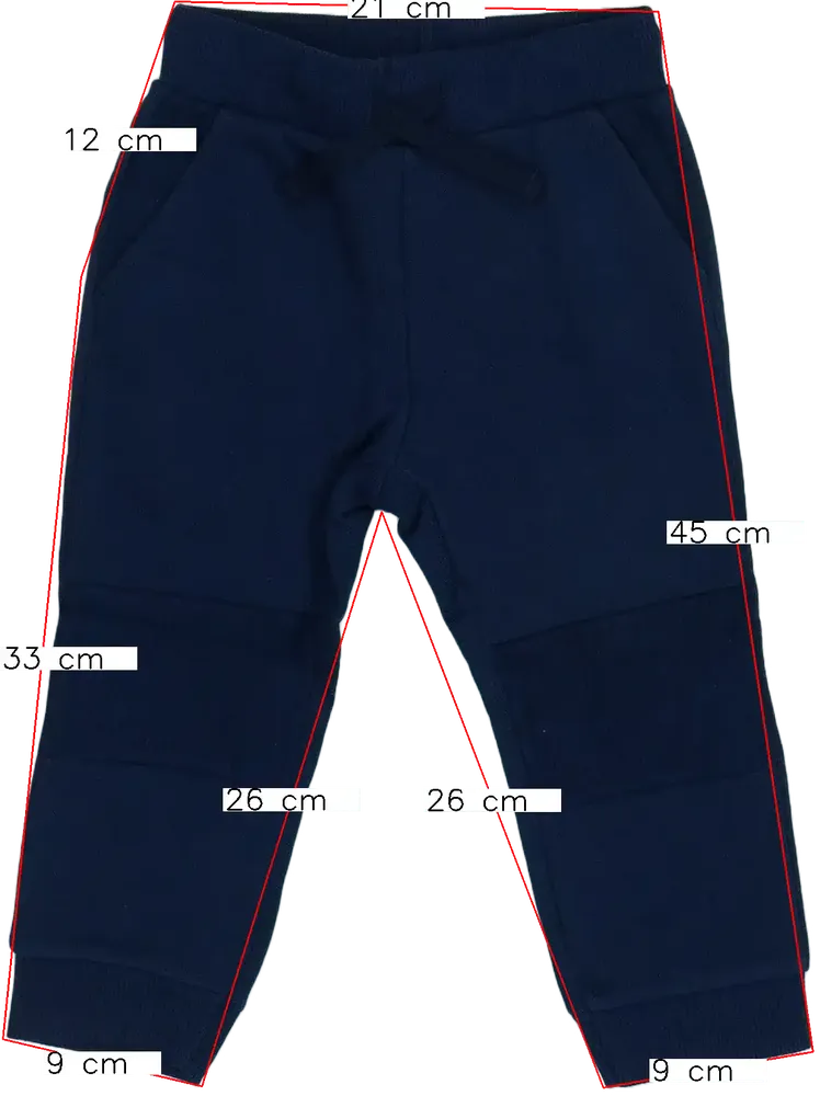 Kék Benetton Melegítőnadrág EU 86 / UK 12-18 hónap / US 18 hónap