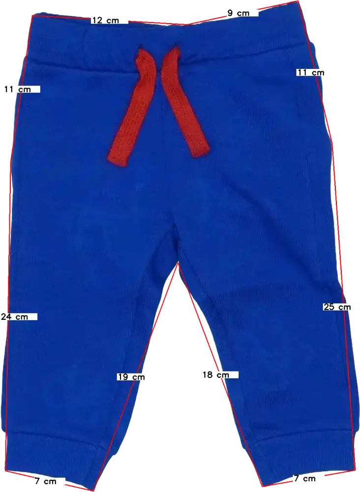 Kék Benetton Melegítőnadrág EU 74 / UK 6-9 hónap / US 6-9 hónap