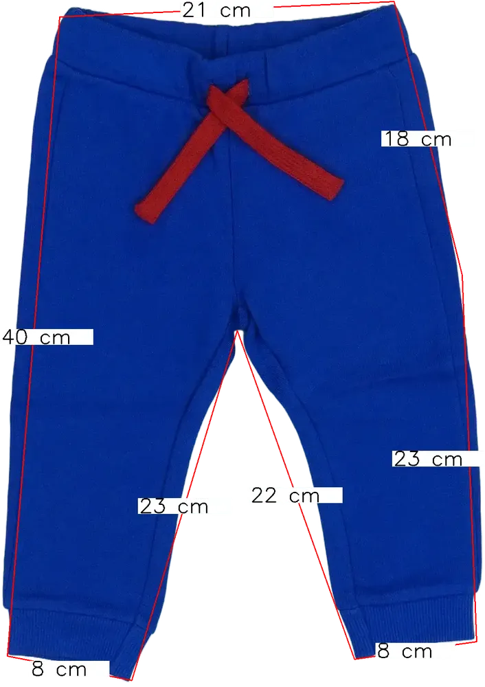 Kék Benetton Melegítőnadrág EU 80 / UK 9-12 hónap / US 12 hónap