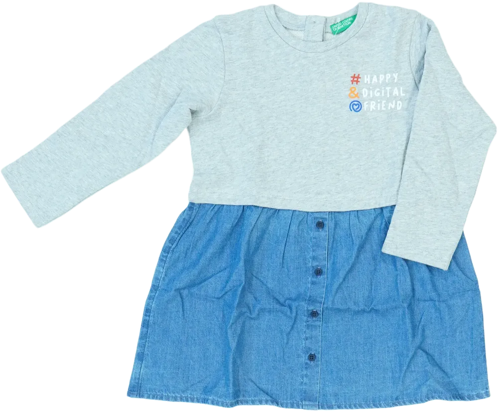 Kék Benetton Ruha EU 98 / UK 3 év / US 3T