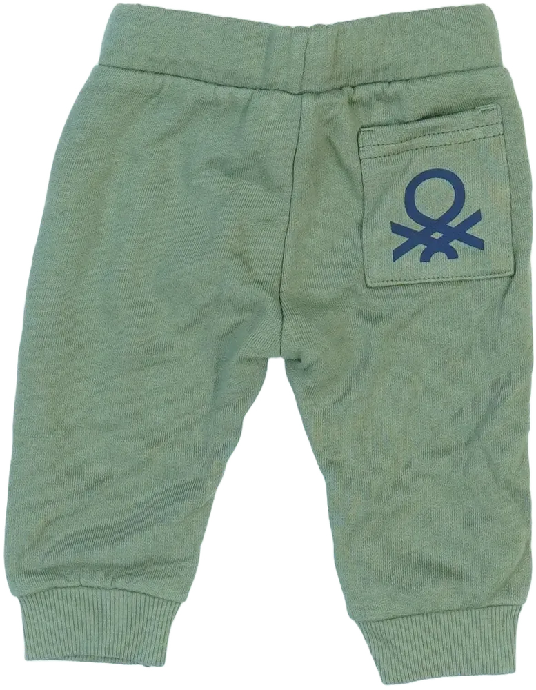 Zöld Benetton Melegítőnadrág EU 68 / UK 3-6 hónap / US 3-6 hónap