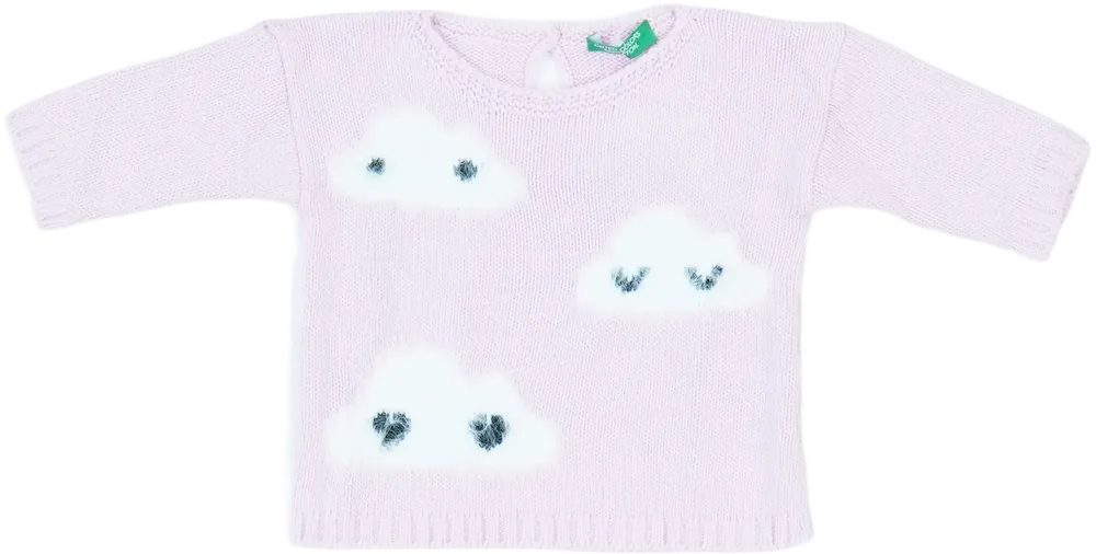 Rózsaszín Benetton Kötött pulcsi EU 68 / UK 3-6 hónap / US 3-6 hónap