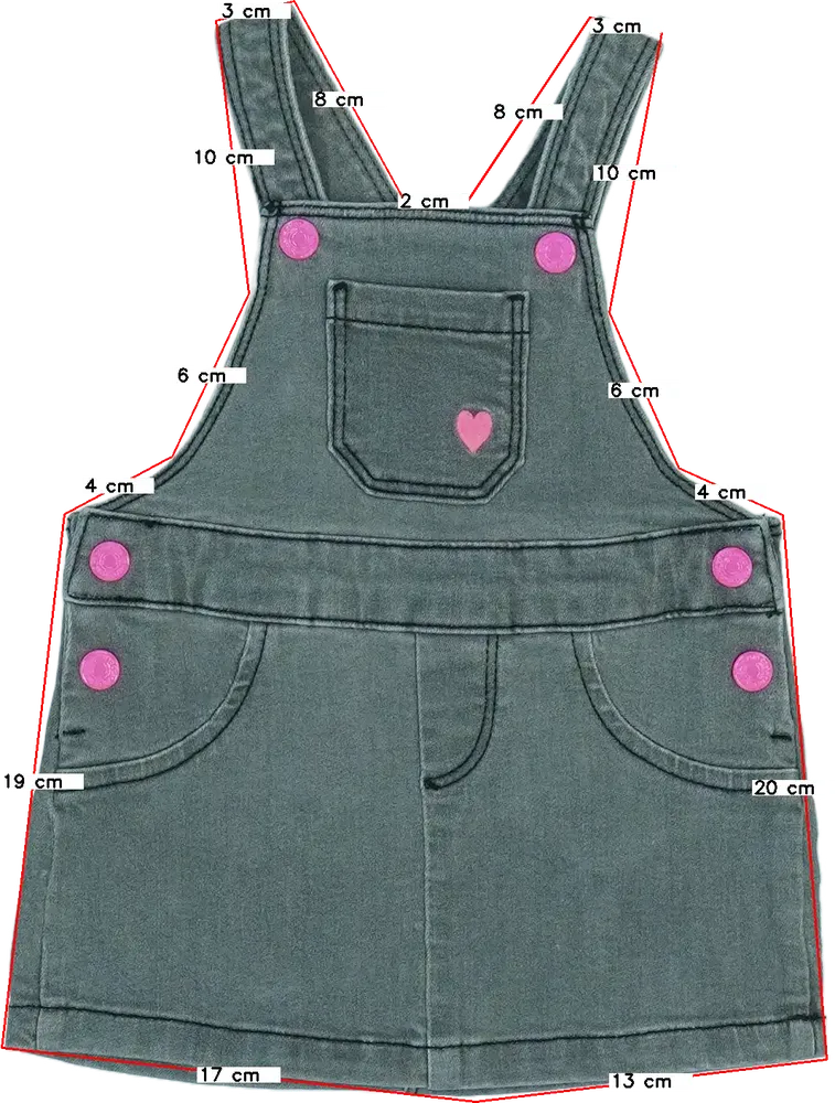 Szürke Benetton Kantáros szoknya EU 68 / UK 3-6 hónap / US 3-6 hónap