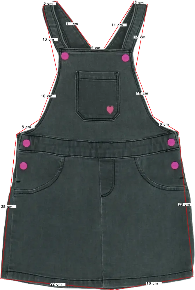 Szürke Benetton Kantáros szoknya EU 92 / UK 2 év / US 2T