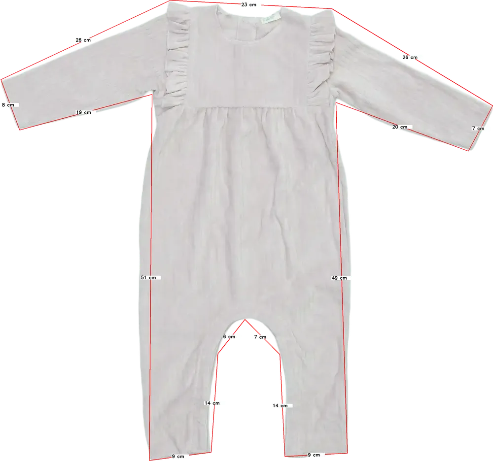 Rózsaszín Benetton Hosszú ujjú rugdalózó EU 74 / UK 6-9 hónap / US 6-9 hónap