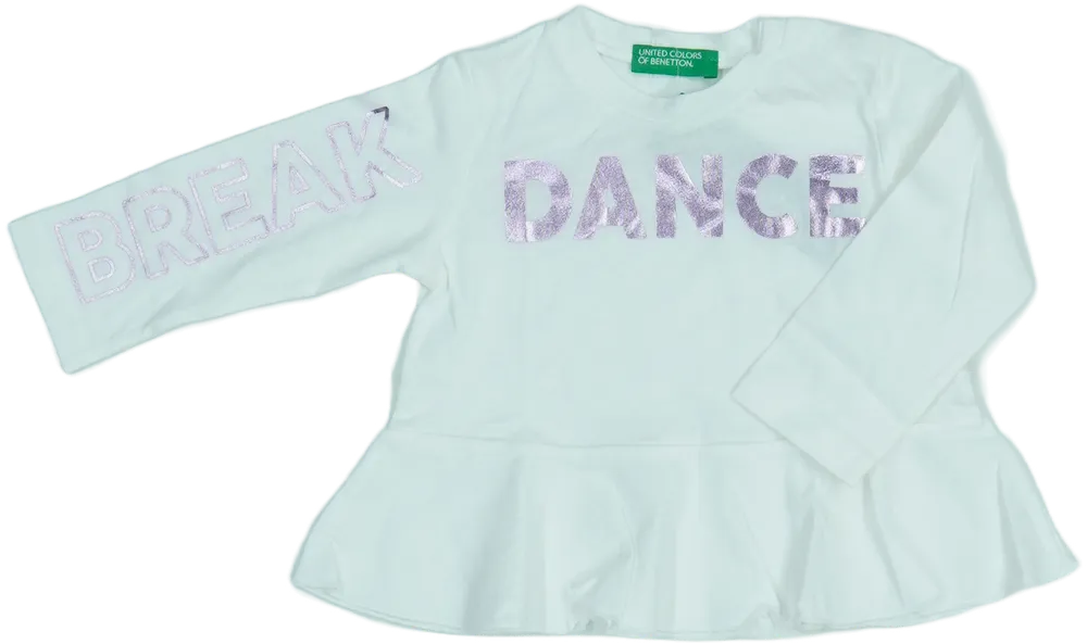 Fehér Benetton Tunika EU 68 / UK 3-6 hónap / US 3-6 hónap