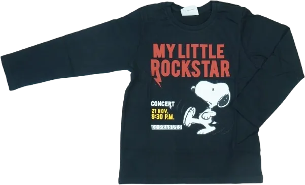 Fekete Benetton Hosszú ujjú felső EU 104 / UK 4 év / US 4T/XS