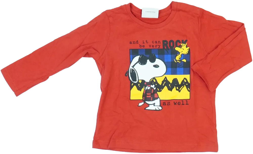 Piros Benetton Hosszú ujjú felső EU 86 / UK 12-18 hónap / US 18 hónap