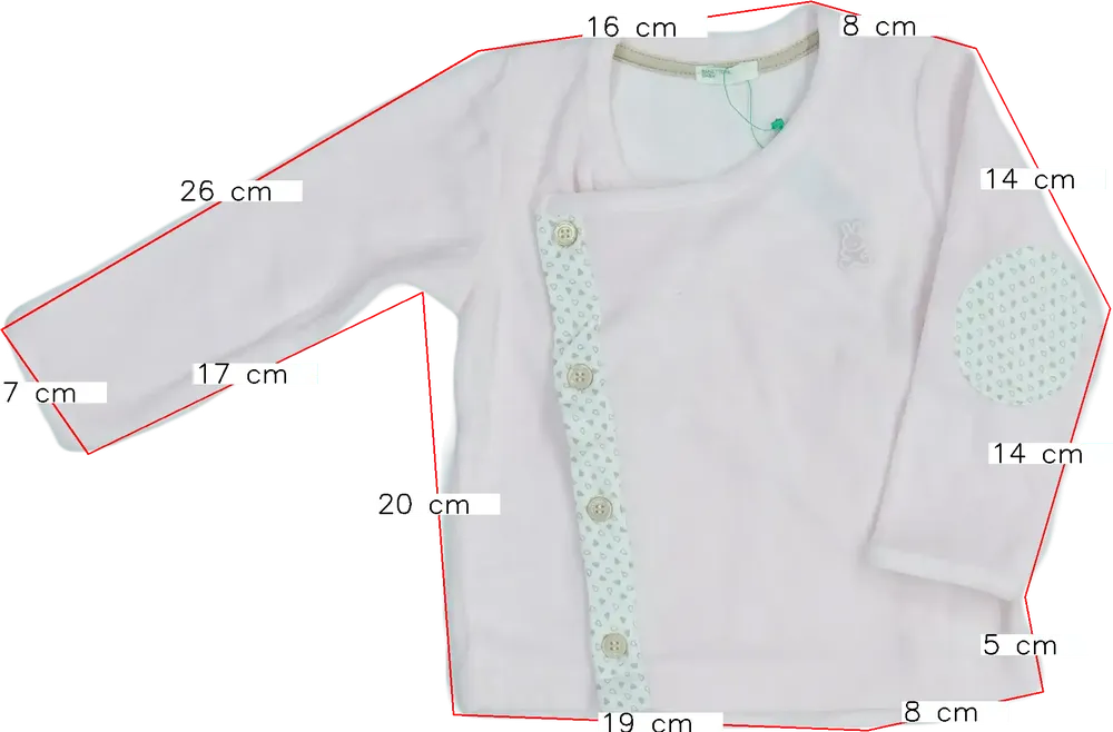 Rózsaszín Benetton Kardigán EU 80 / UK 9-12 hónap / US 12 hónap