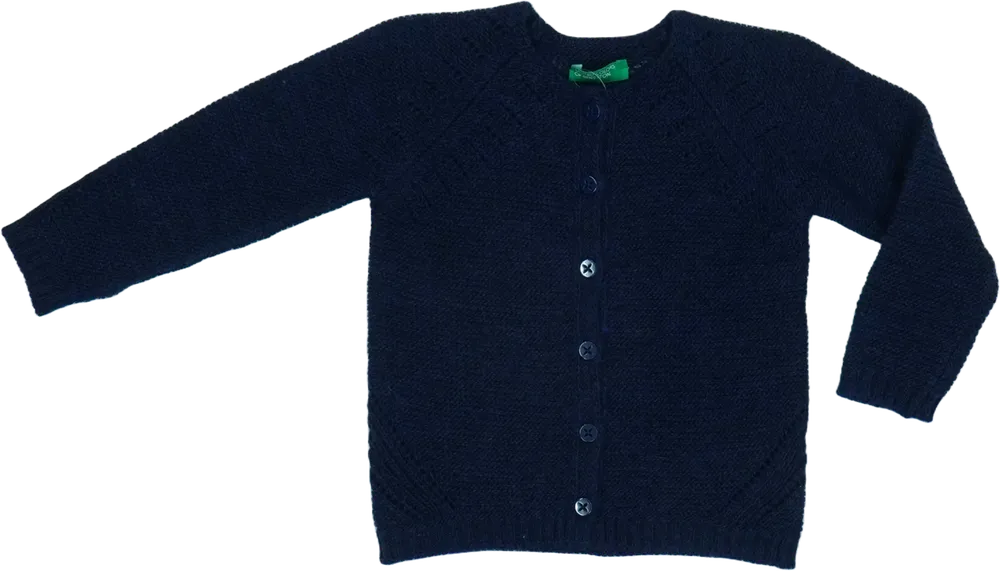 Kék Benetton Kardigán EU 80 / UK 9-12 hónap / US 12 hónap