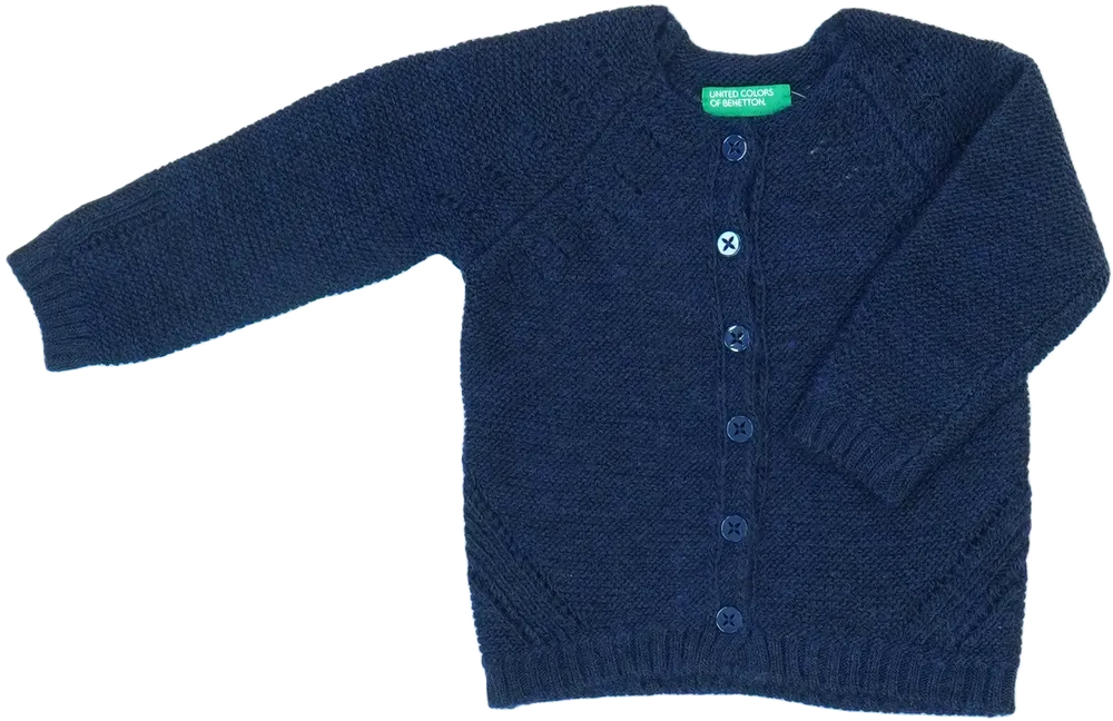 Kék Benetton Kardigán EU 74 / UK 6-9 hónap / US 6-9 hónap