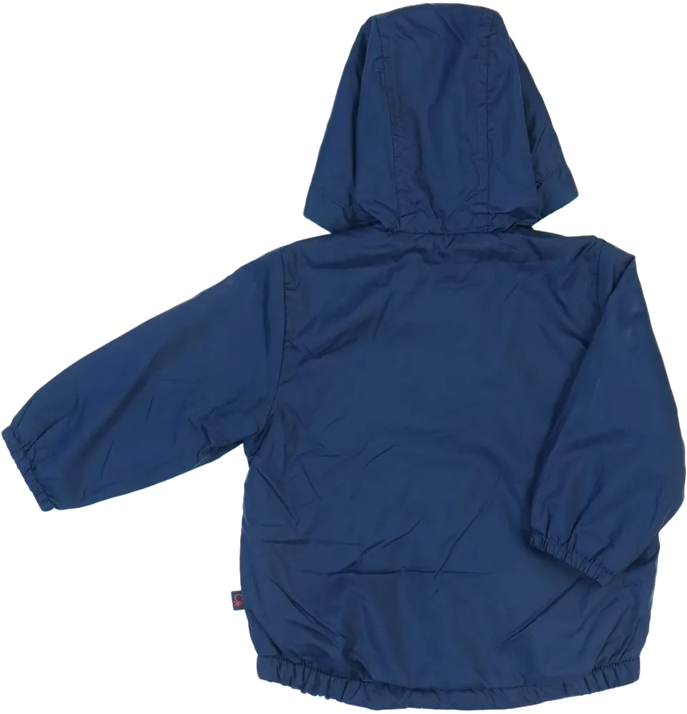 Kék Benetton Átmeneti kabát EU 74 / UK 6-9 hónap / US 6-9 hónap