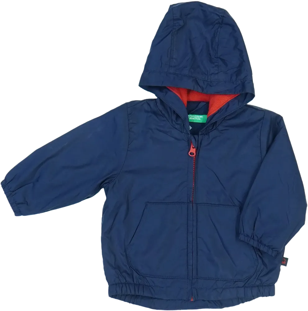 Kék Benetton Átmeneti kabát EU 74 / UK 6-9 hónap / US 6-9 hónap