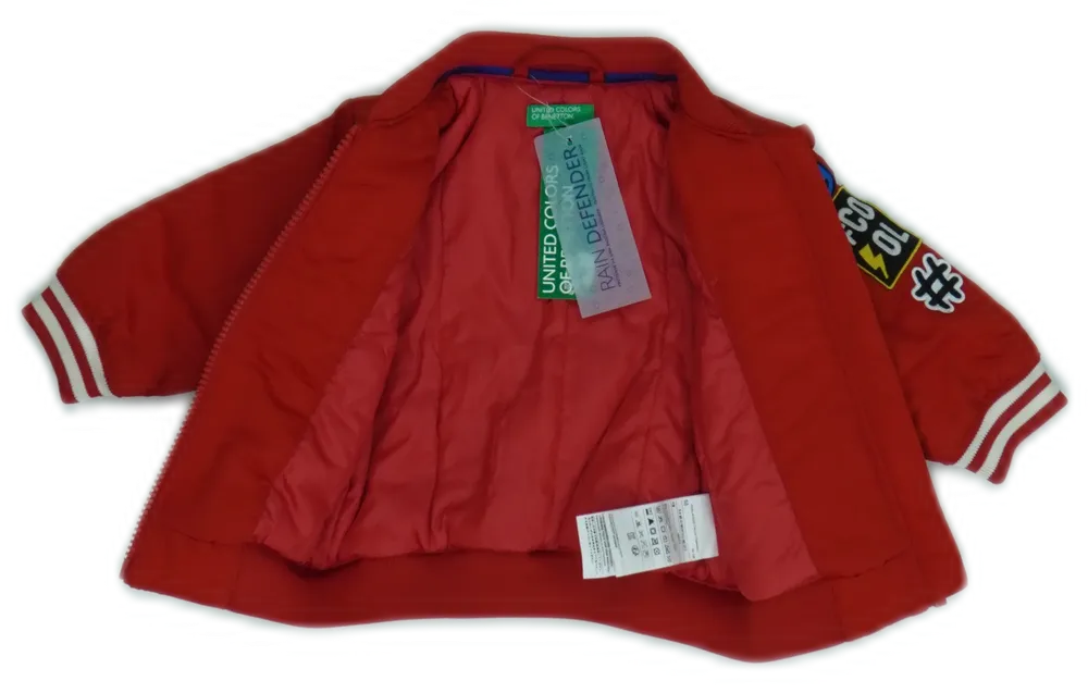 Piros Benetton Átmeneti kabát EU 98 / UK 3 év / US 3T