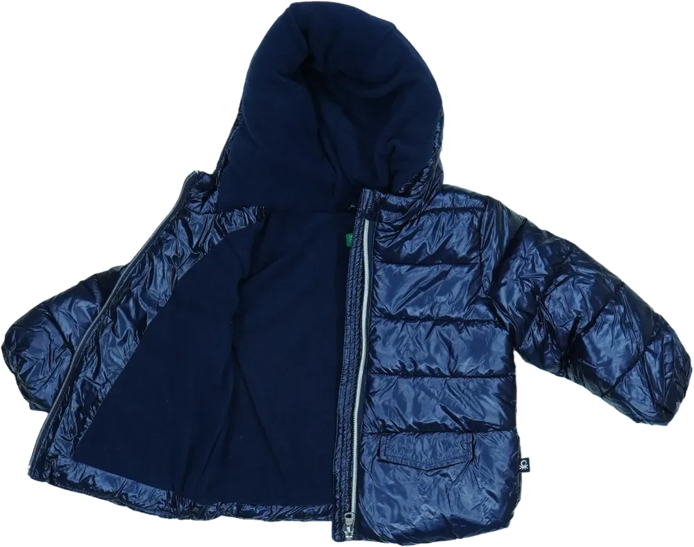 Kék Benetton Télikabát EU 80 / UK 9-12 hónap / US 12 hónap