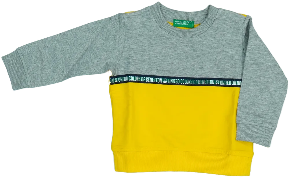 Sárga Benetton Pulóver EU 74 / UK 6-9 hónap / US 6-9 hónap