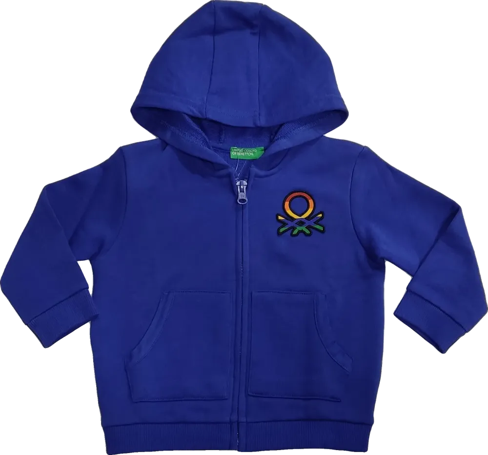 Kék Benetton Kapucnis pulóver EU 80 / UK 9-12 hónap / US 12 hónap