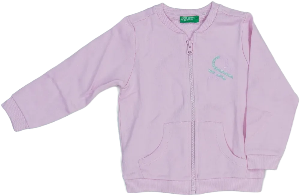 Rózsaszín Benetton Pulóver EU 92 / UK 2 év / US 2T