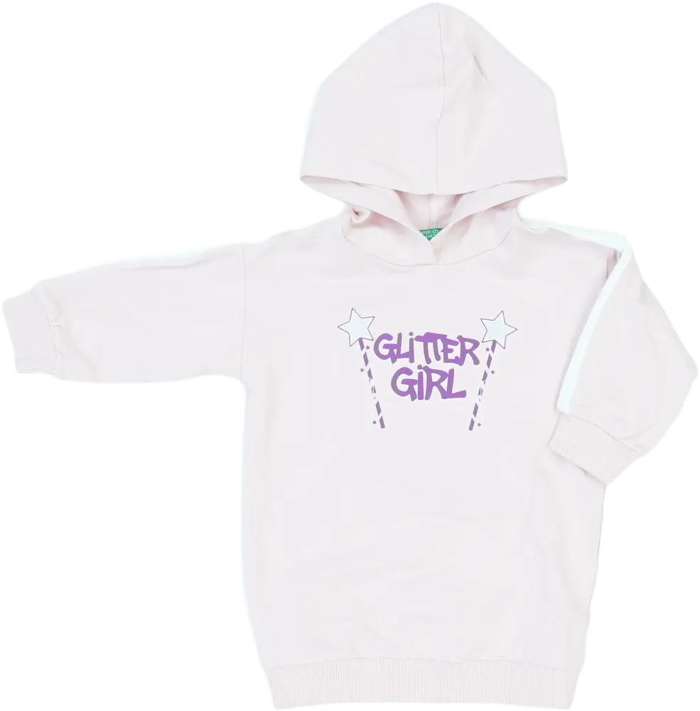 Rózsaszín Benetton Kapucnis pulóver EU 80 / UK 9-12 hónap / US 12 hónap