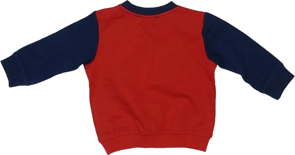 Piros Benetton Pulóver EU 68 / UK 3-6 hónap / US 3-6 hónap