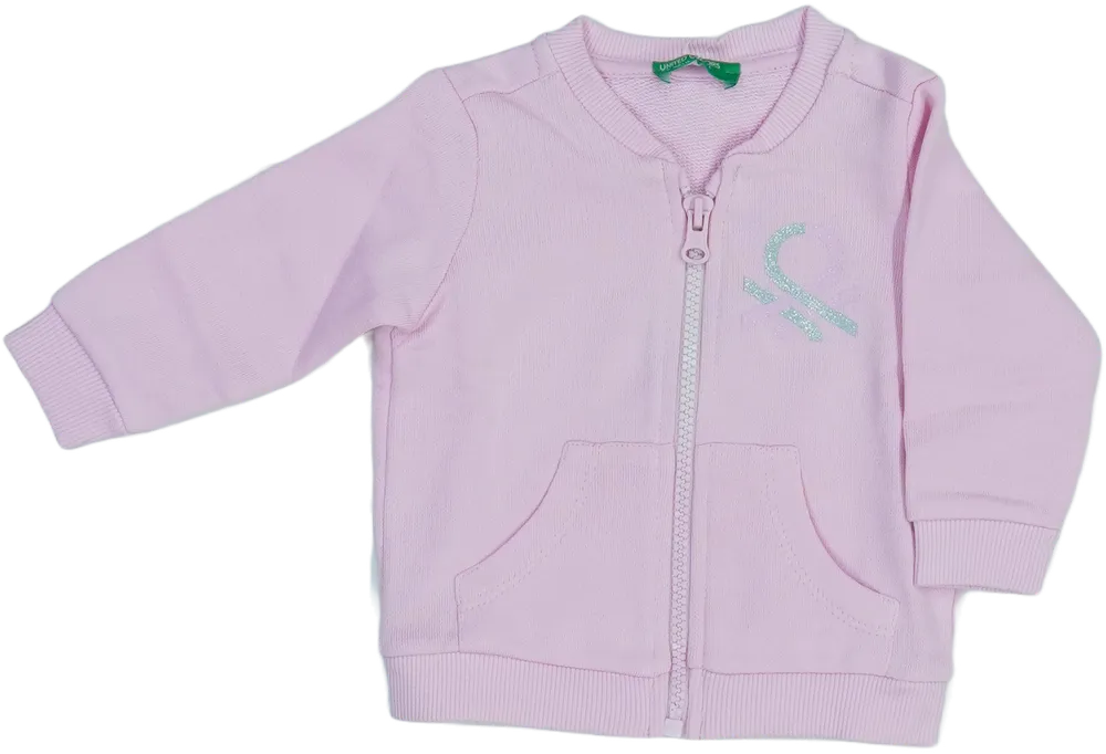 Rózsaszín Benetton Pulóver EU 62 / UK 0-3 hónap / US 0-3 hónap