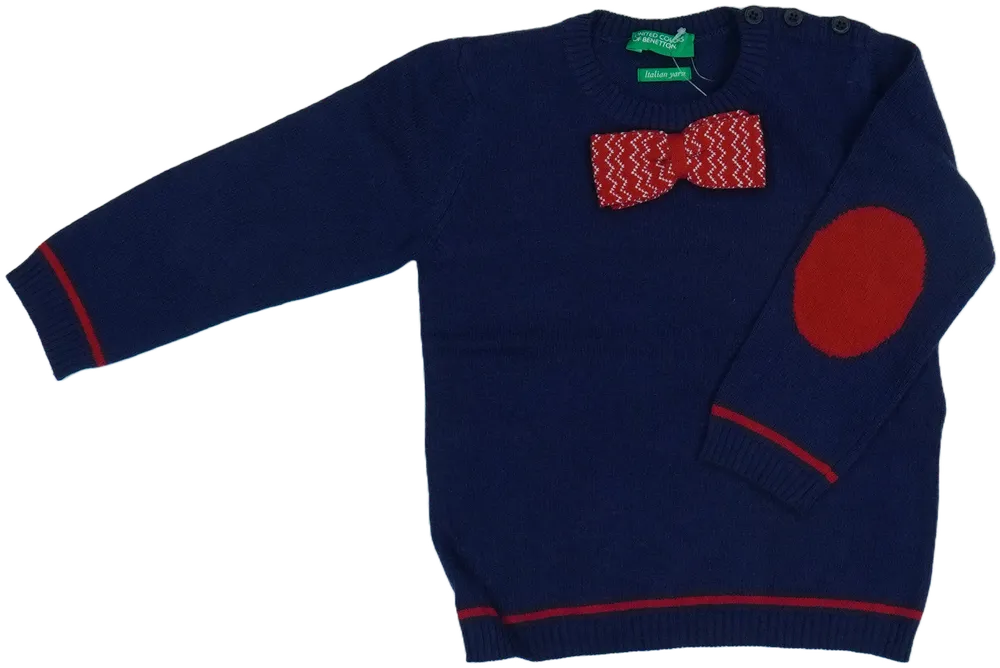 Kék Benetton Kötött pulcsi EU 86 / UK 12-18 hónap / US 18 hónap