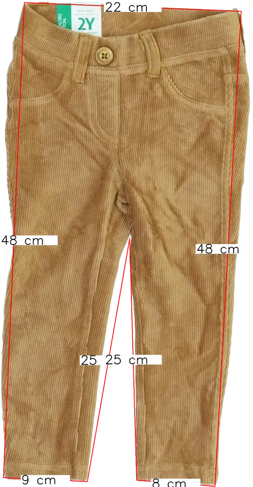 Barna Benetton Baby nadrág EU 92 / UK 2 év / US 2T