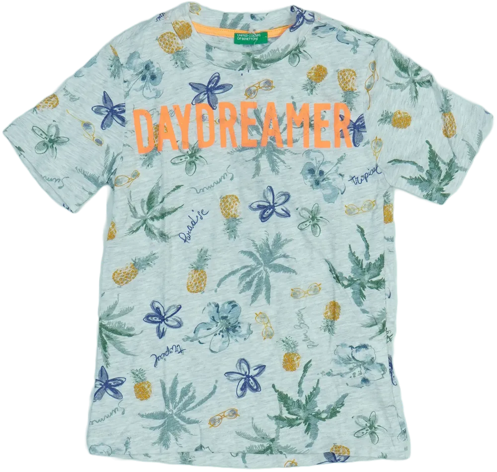 Szürke Benetton Póló EU 110 / UK 5 év / US 5 év/XS