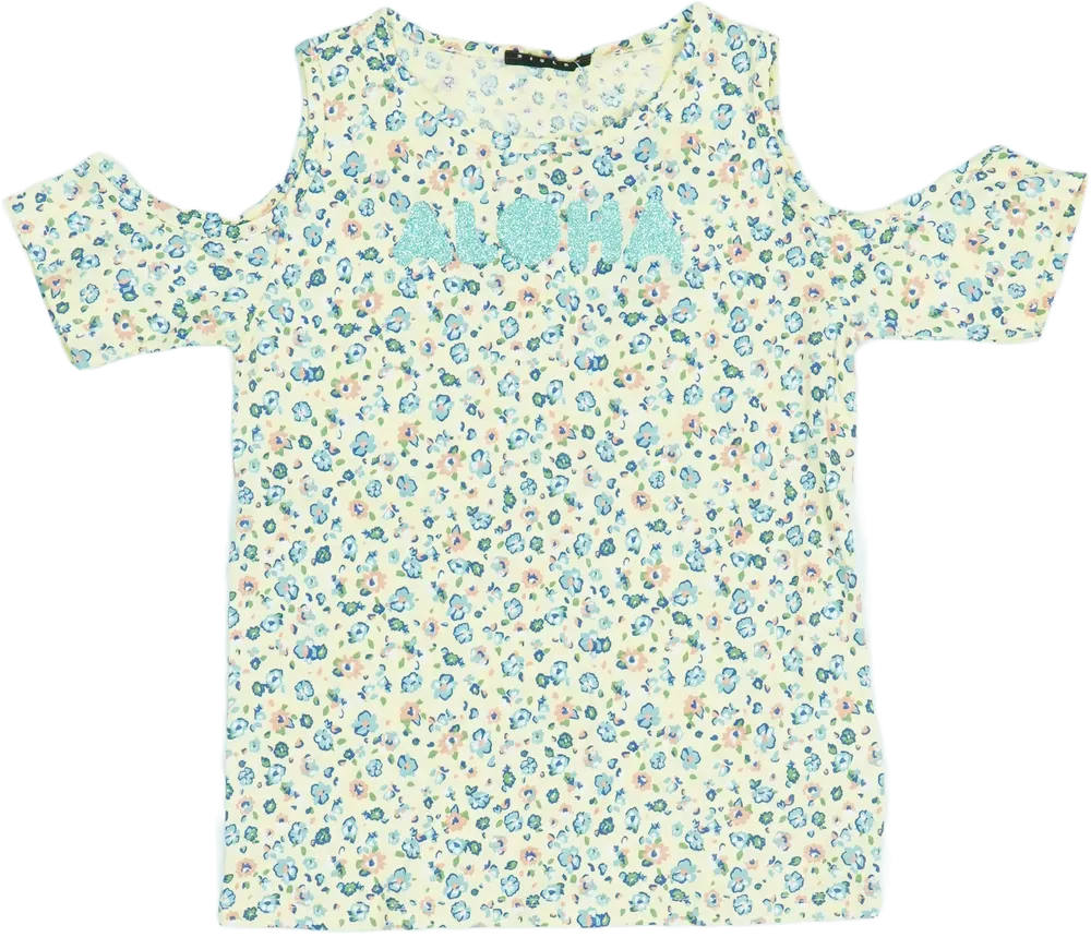 Sárga Sisley Póló EU 122 / UK 7 év / US 7 év/M