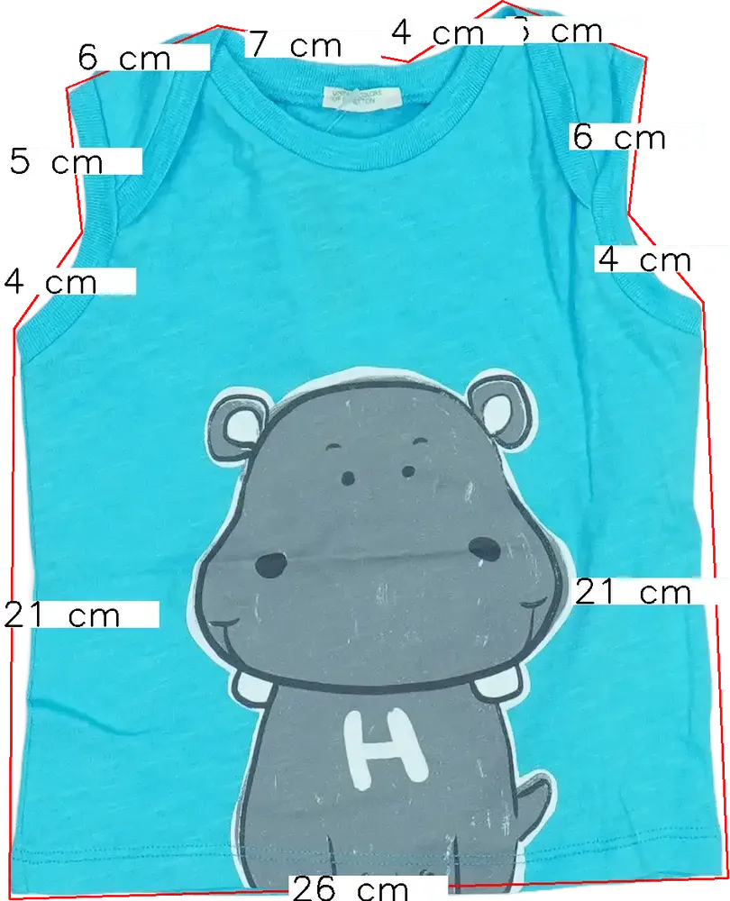 Kék Benetton Fiú / Férfi atléta EU 74 / UK 6-9 hónap / US 6-9 hónap