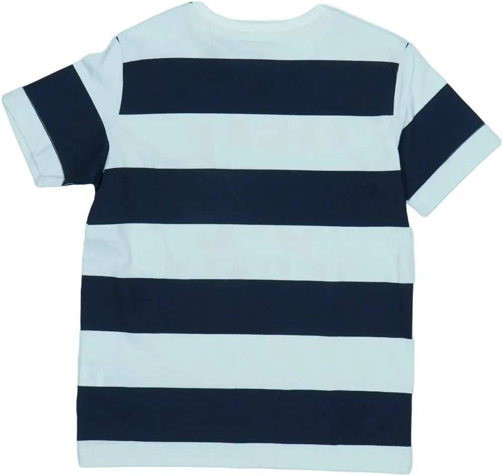 Fehér Benetton Póló EU 128 / UK 8 év / US 8 év/M