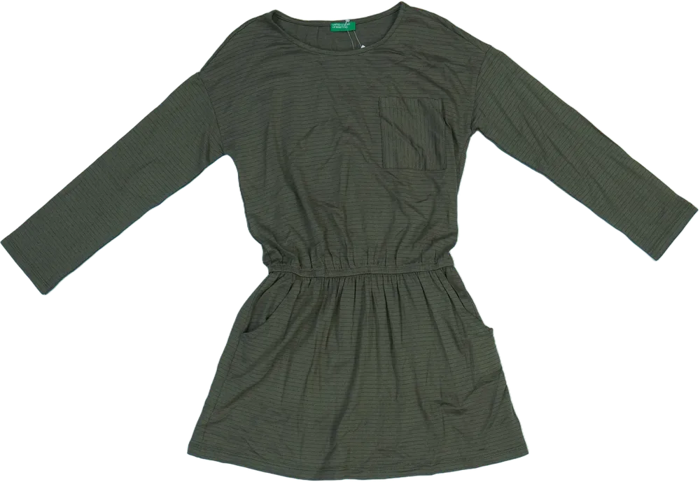 Zöld Benetton Ruha EU 122 / UK 7 év / US 7 év/M