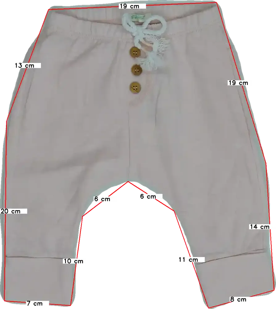 Rózsaszín Benetton Baby nadrág EU 68 / UK 3-6 hónap / US 3-6 hónap