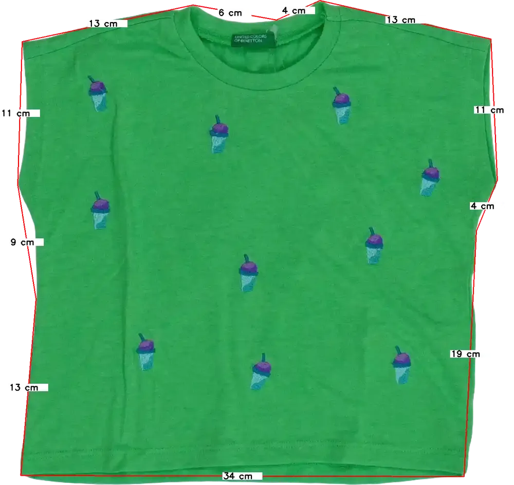 Zöld OVS - Fagottino Póló EU 92 / UK 2 év / US 2T