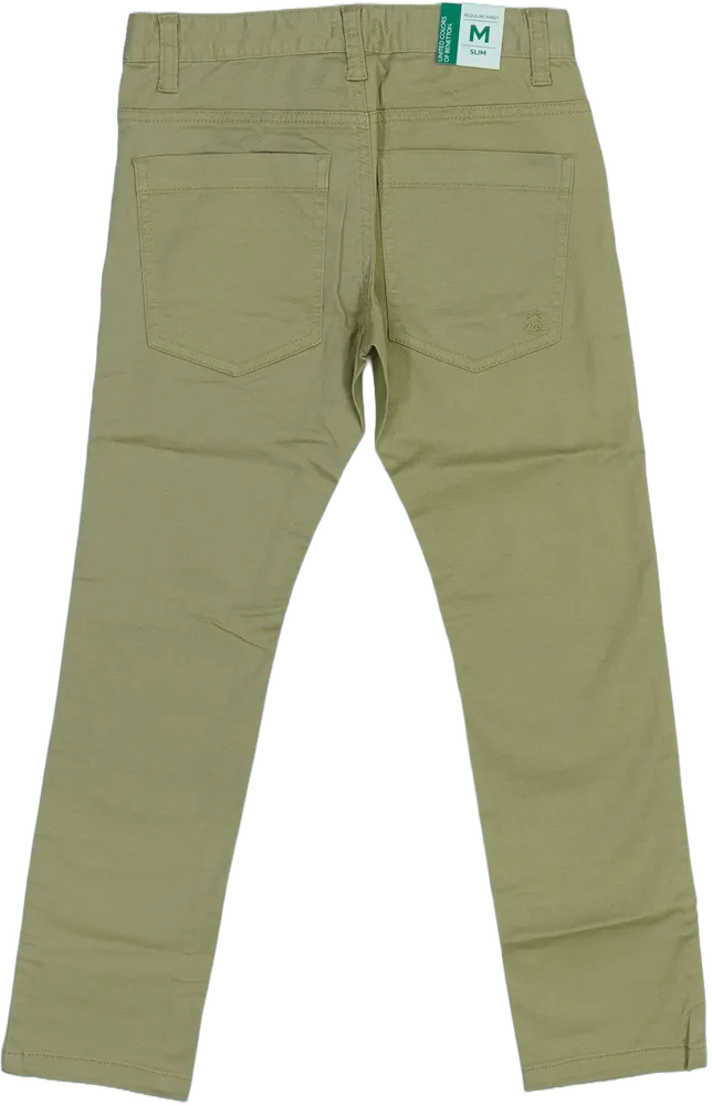 Barna Benetton Hosszúnadrág EU 128 / UK 8 év / US 8 év/M