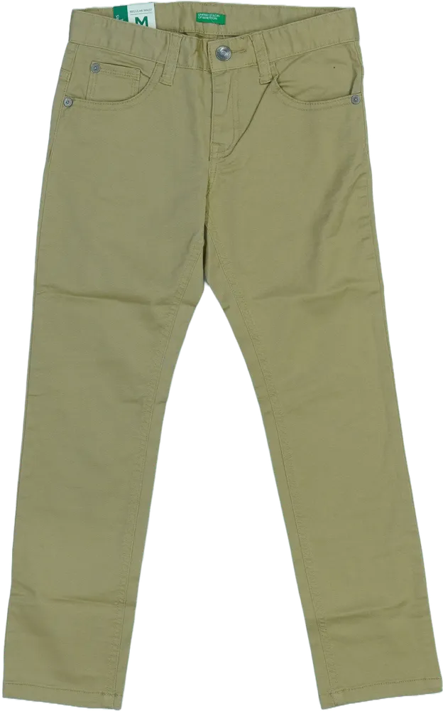 Barna Benetton Hosszúnadrág EU 128 / UK 8 év / US 8 év/M