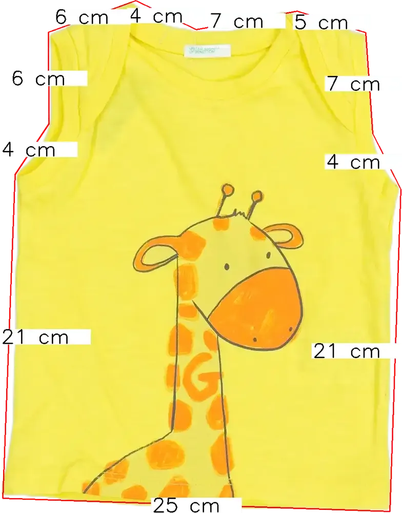 Sárga Benetton Fiú / Férfi atléta EU 68 / UK 3-6 hónap / US 3-6 hónap