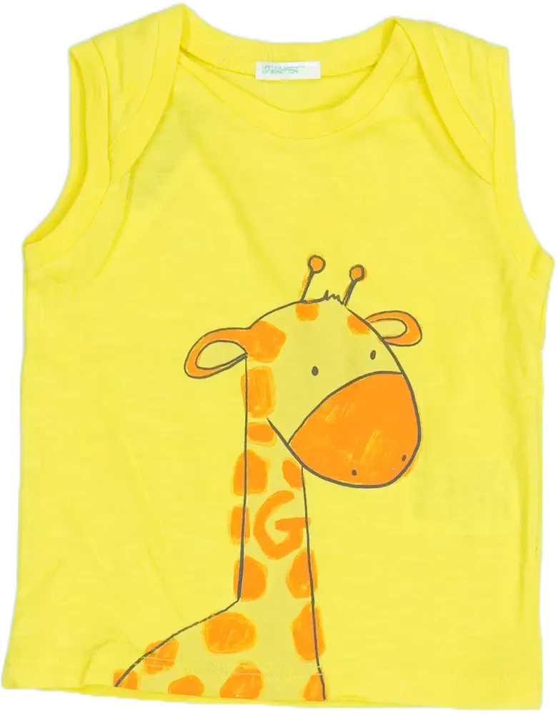 Sárga Benetton Fiú / Férfi atléta EU 68 / UK 3-6 hónap / US 3-6 hónap