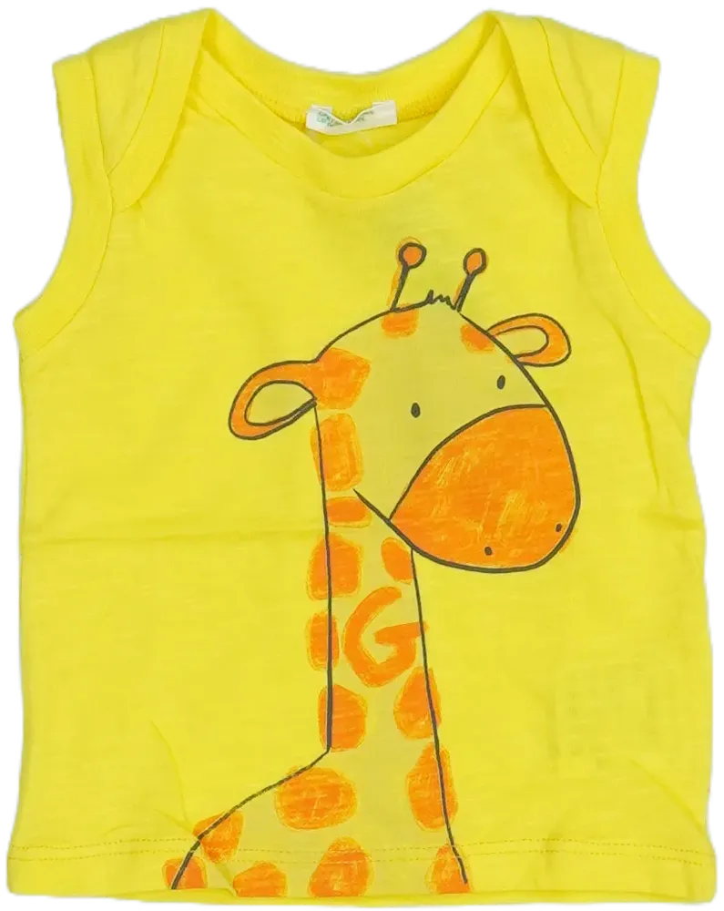 Sárga Benetton Fiú / Férfi atléta EU 56 / UK Újszülött / US Újszülött