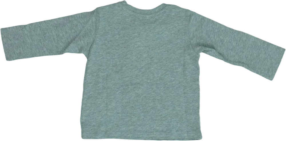 Szürke Benetton Hosszú ujjú felső EU 62 / UK 0-3 hónap / US 0-3 hónap